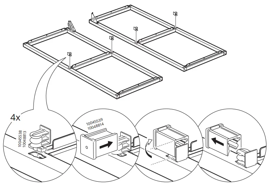 IKEA ENHET Corner Kitchen Anthracite Concrete Effect - fig3