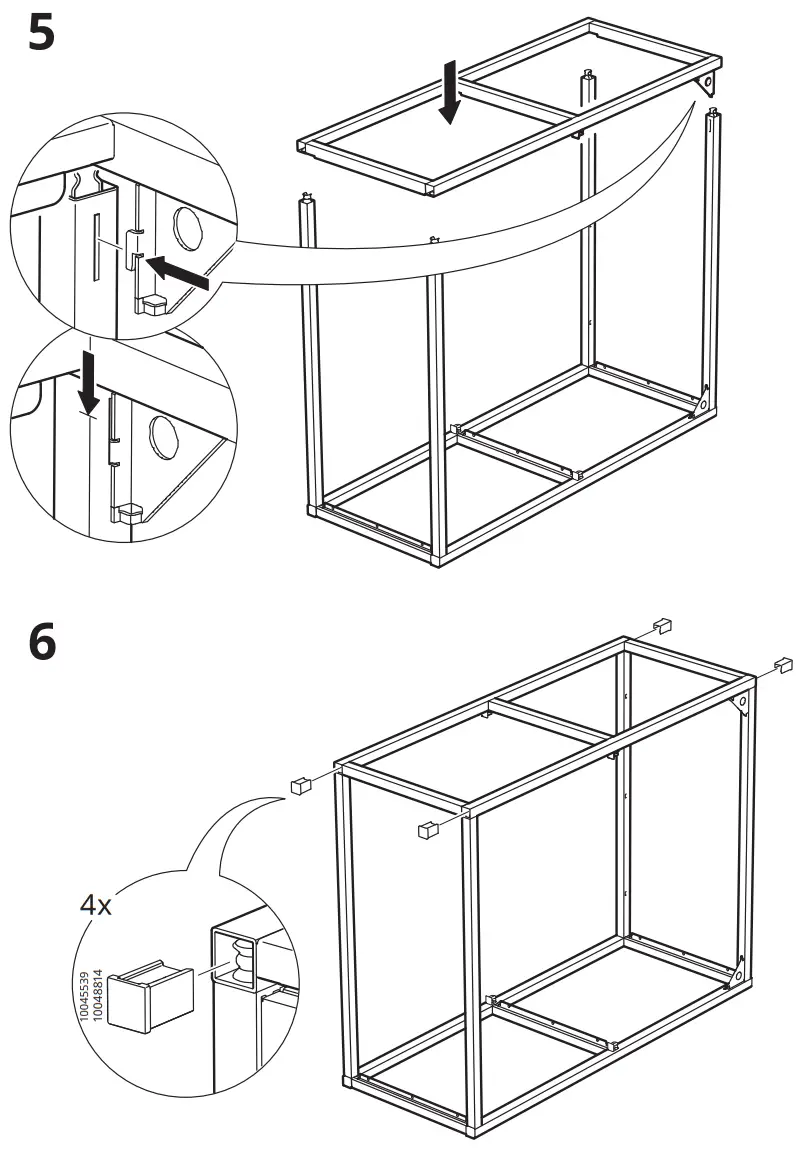 IKEA ENHET Corner Kitchen Anthracite Concrete Effect - fig6