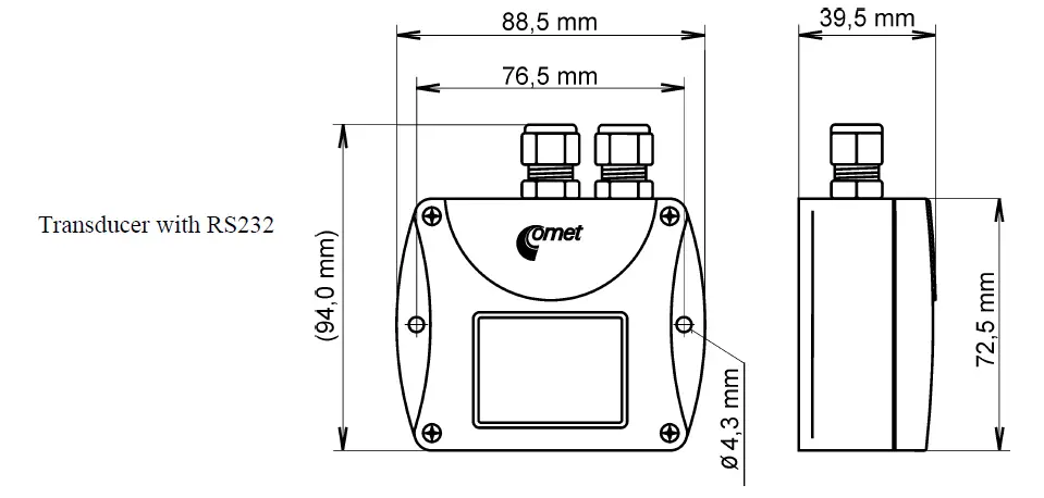 COMET SYSTEM T4311 Programmable Temperature Transducer-fig-1