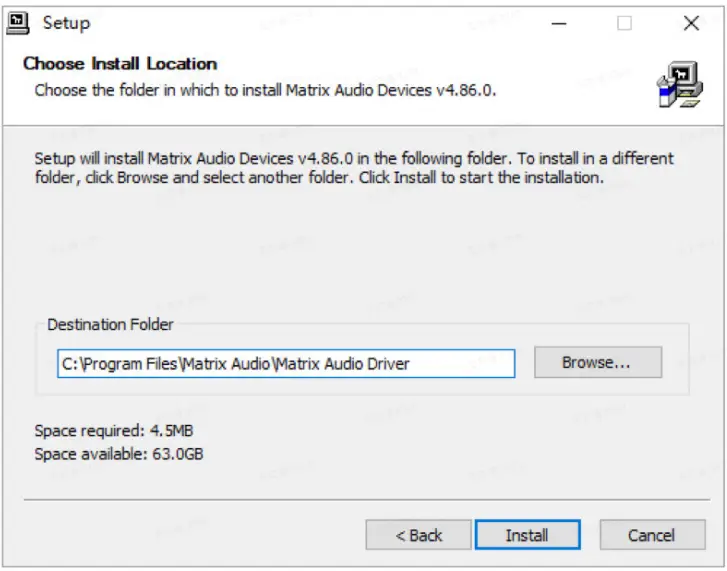 MATRIX AUDIO mini i Pro 4 Music Streamer - Install
