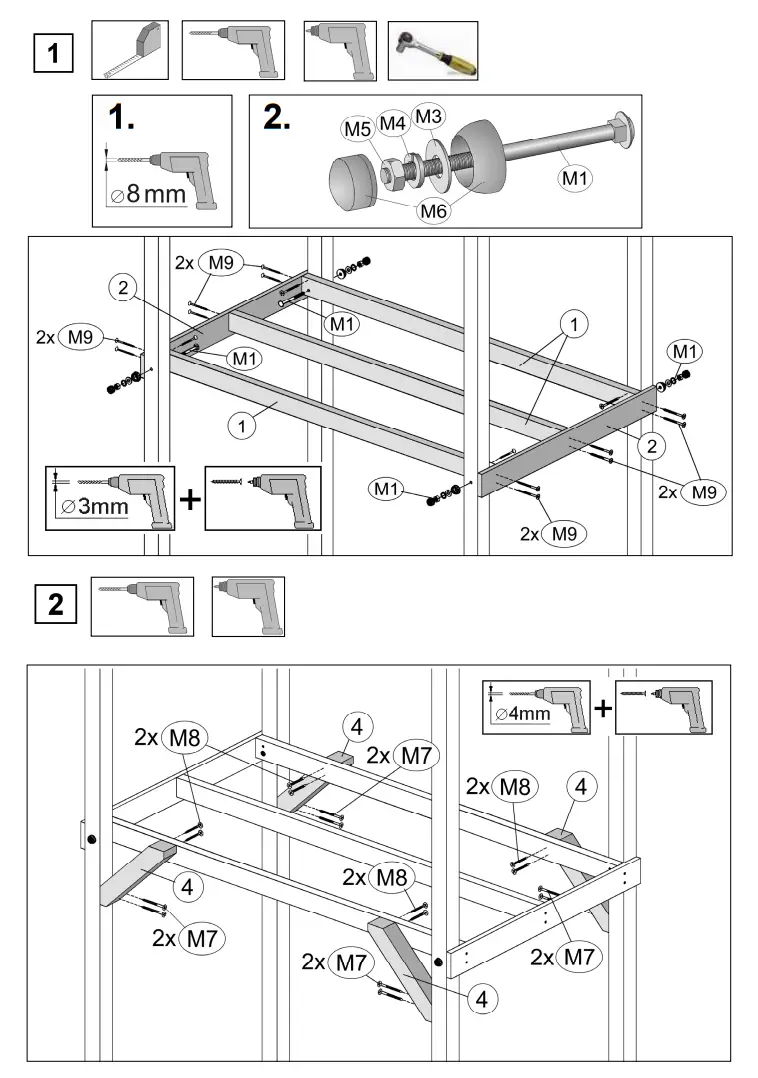 weka 816 1002 00 00 Children Play Tower - Parts 4