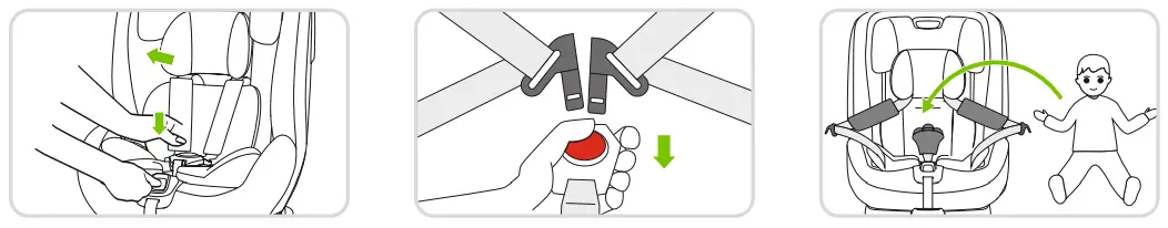 Bebe Stars MJ 07A Car Seat Prime 360° Isofix Grey - IMPORTANT 12