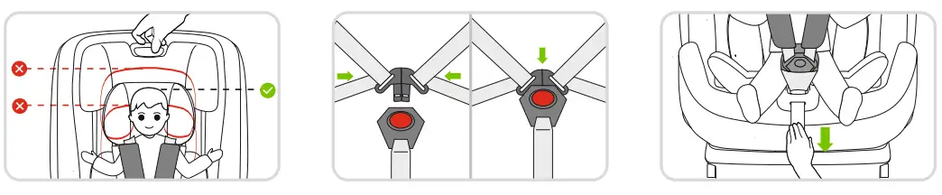 Bebe Stars MJ 07A Car Seat Prime 360° Isofix Grey - IMPORTANT 13