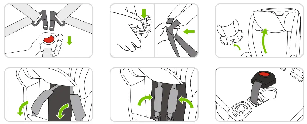 Bebe Stars MJ 07A Car Seat Prime 360° Isofix Grey - IMPORTANT 14