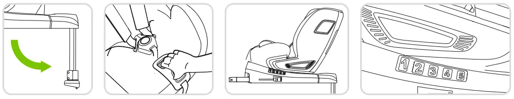 Bebe Stars MJ 07A Car Seat Prime 360° Isofix Grey - IMPORTANT 2