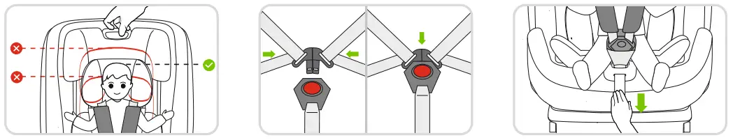 Bebe Stars MJ 07A Car Seat Prime 360° Isofix Grey - IMPORTANT 7