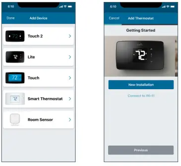 EMERSON-1F76U-22WFB-Series-Sensi-Lite-Smart-Thermostat-fig-1