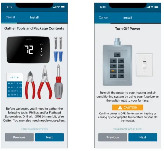 EMERSON-1F76U-22WFB-Series-Sensi-Lite-Smart-Thermostat-fig-3