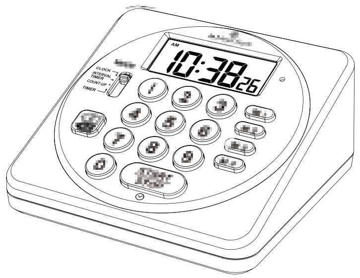 MARATHON TI030018 Series 100-Hour Keypad Digital Countdown