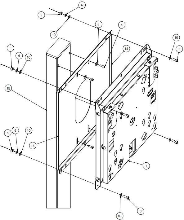 HAGOR WM55H ST SA Flip II Mobile Stand System-FIG6
