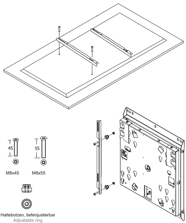 HAGOR WM55H ST SA Flip II Mobile Stand System-FIG8