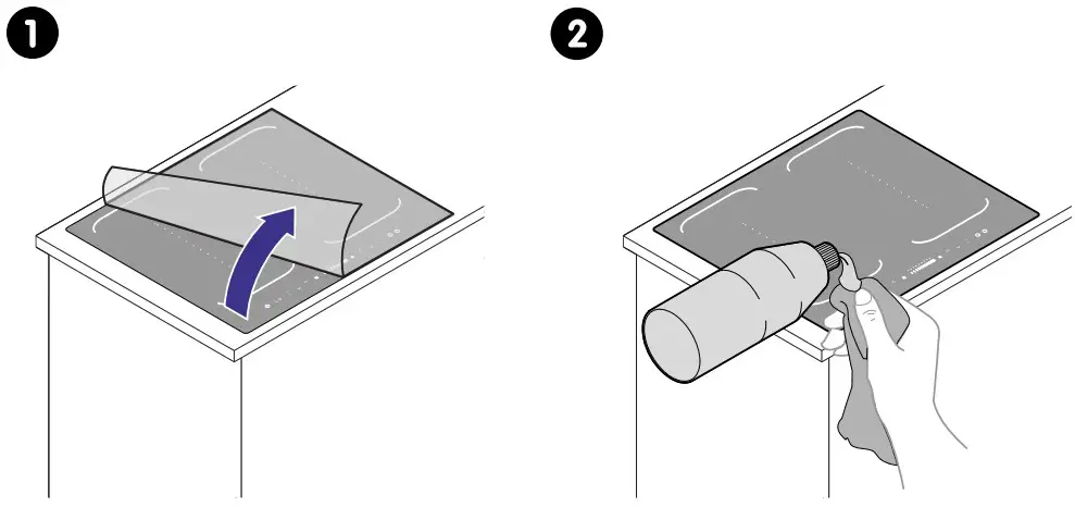 Before you use the hob