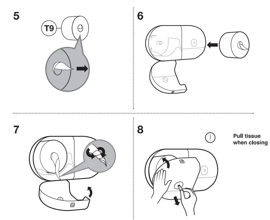 TORK T9 SmartOne Mini Twin Dispenser User Manual - How to use
