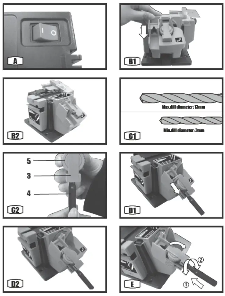 BORMANN BMS6500 Multi Purpose Grinder - figure 1