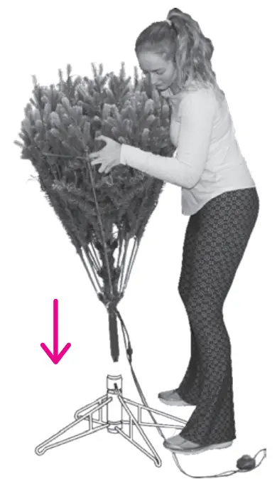 GE 21107 Just Cut Fraser Pencil Fir - Thumbscrew 1