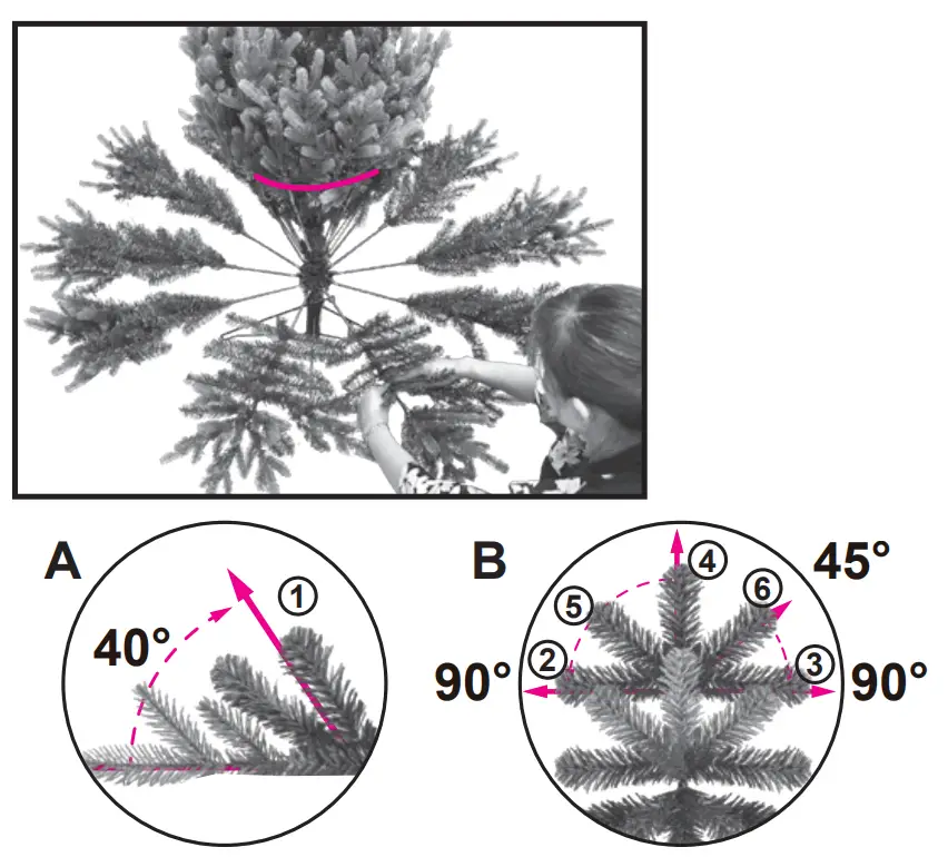 GE 21107 Just Cut Fraser Pencil Fir - Thumbscrew 2