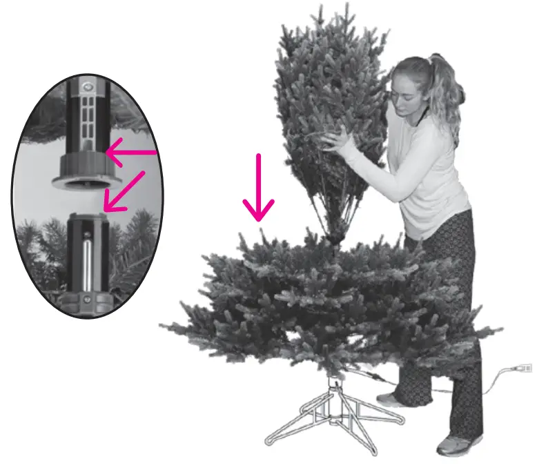 GE 21107 Just Cut Fraser Pencil Fir - Thumbscrew 3