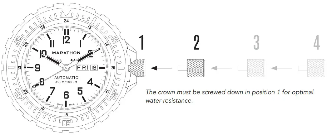 MARATHON WW194021 JDD Day or Date Automatic Watch - fig 4