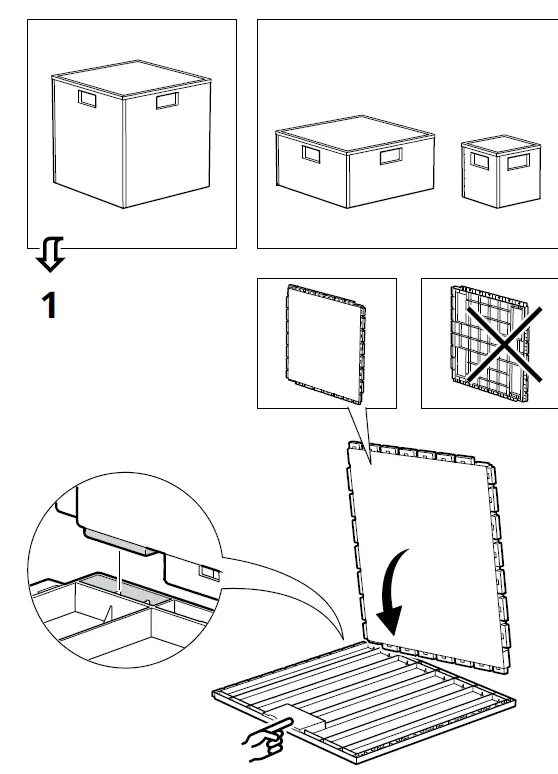 IKEA 10083497 PANSARTAX Storage Box with Lid fig-2