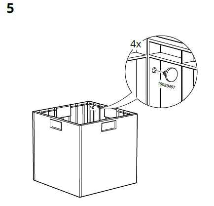 IKEA 10083497 PANSARTAX Storage Box with Lid fig-5