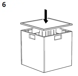 IKEA 10083497 PANSARTAX Storage Box with Lid fig-6