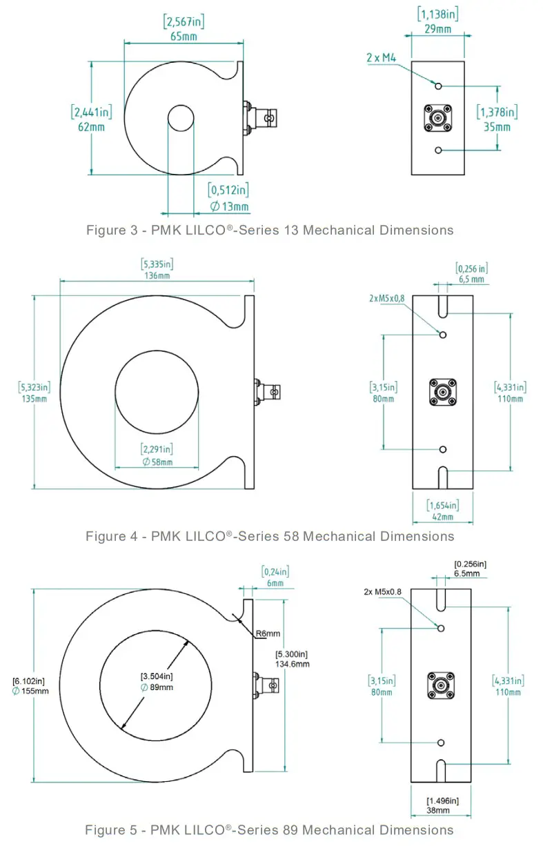 PMK LILCO Series Precision Wide Band AC Current Transformers - figure 8