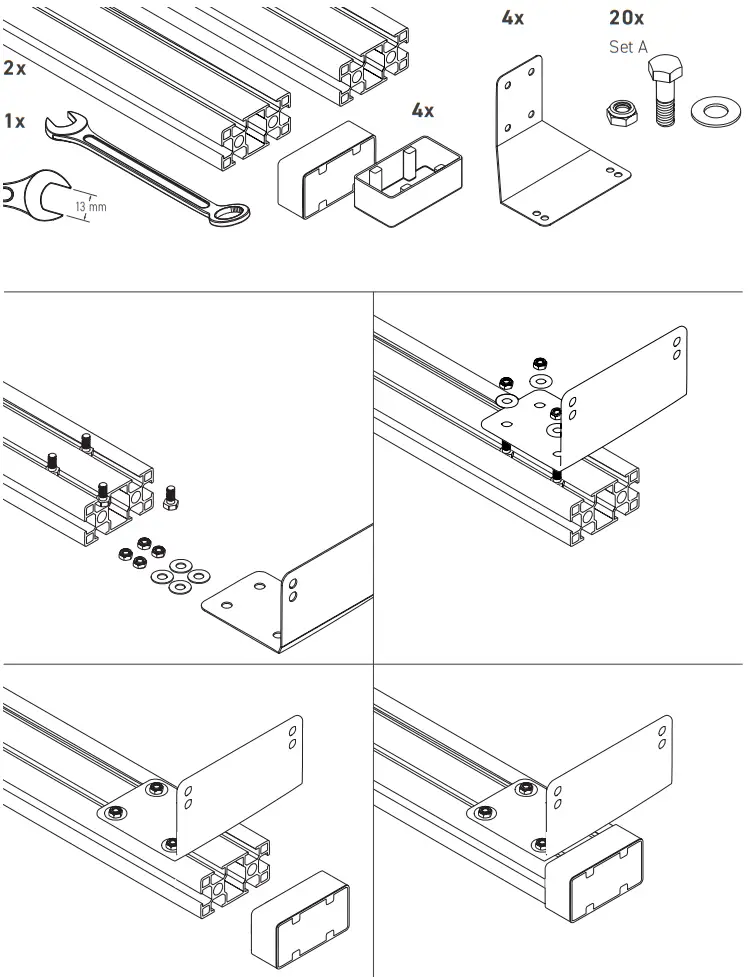 VICKYWOOD CUMARU 135 Aluminum Hard Shell Tent - Assembly 4