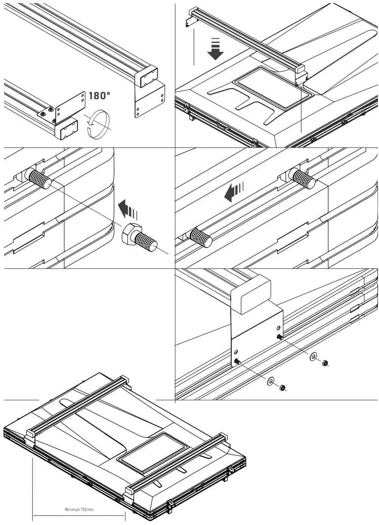 VICKYWOOD CUMARU 135 Aluminum Hard Shell Tent - Assembly 5