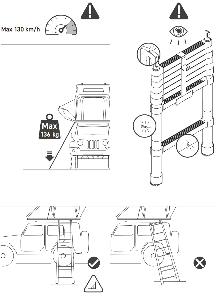 VICKYWOOD CUMARU 135 Aluminum Hard Shell Tent - Assembly