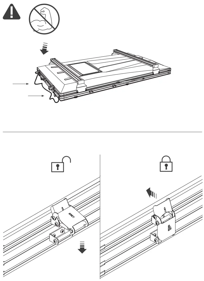VICKYWOOD CUMARU 135 Aluminum Hard Shell Tent - Closing 3