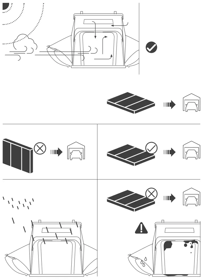VICKYWOOD CUMARU 135 Aluminum Hard Shell Tent - Storage