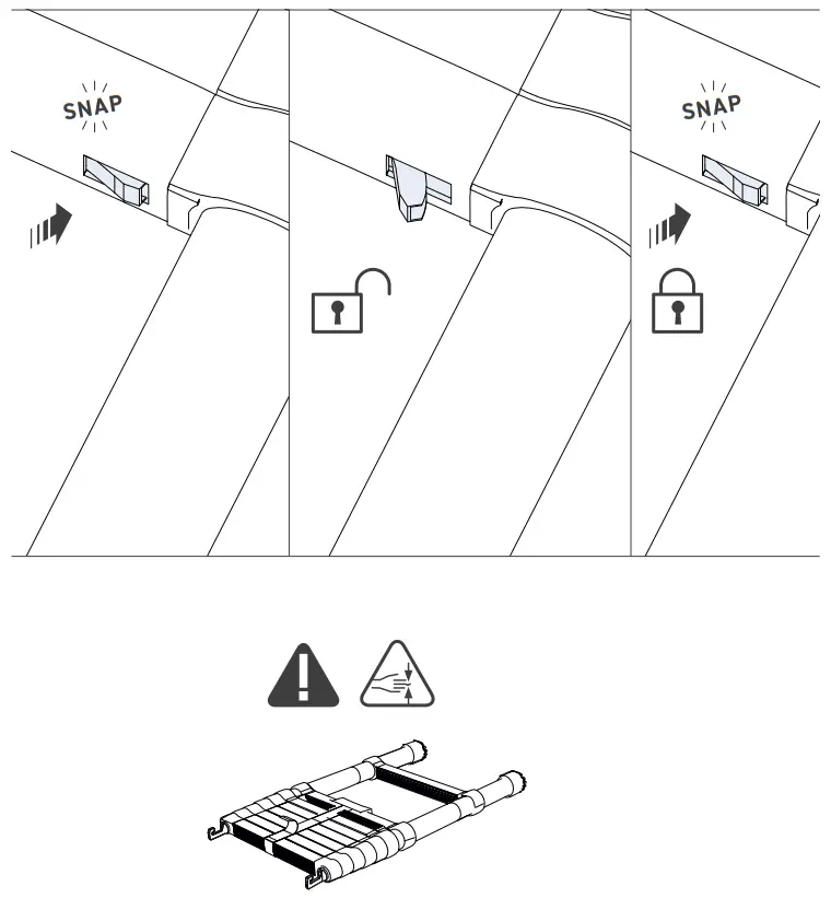 VICKYWOOD CUMARU 135 Aluminum Hard Shell Tent - Telescopic ladder