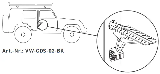 VICKYWOOD CUMARU 135 Aluminum Hard Shell Tent - Useful accessories