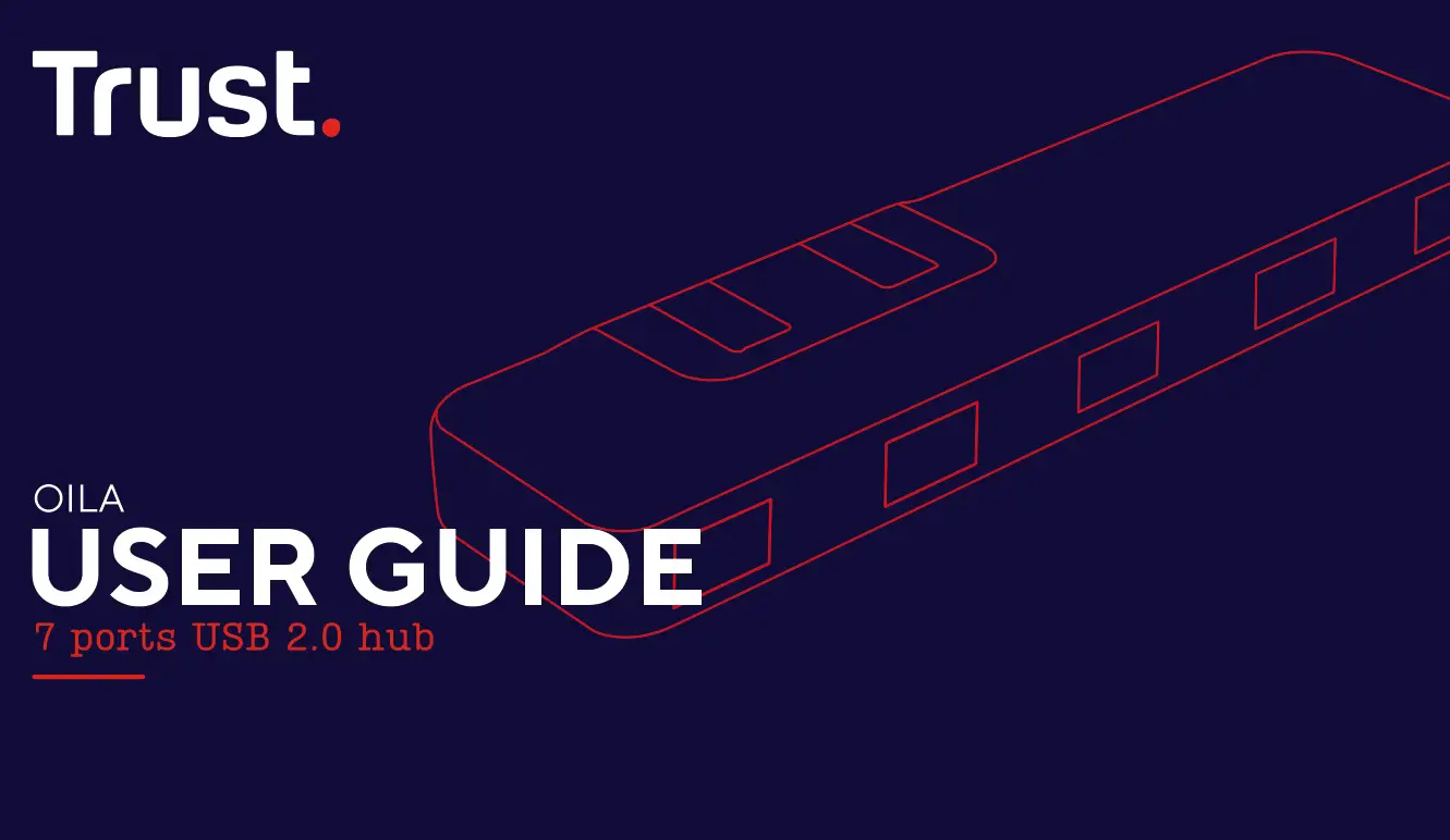 Trust 20576 7 Ports USB 2.0 Hub User Guide