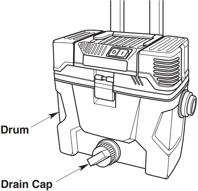Emptying the Dust Drum