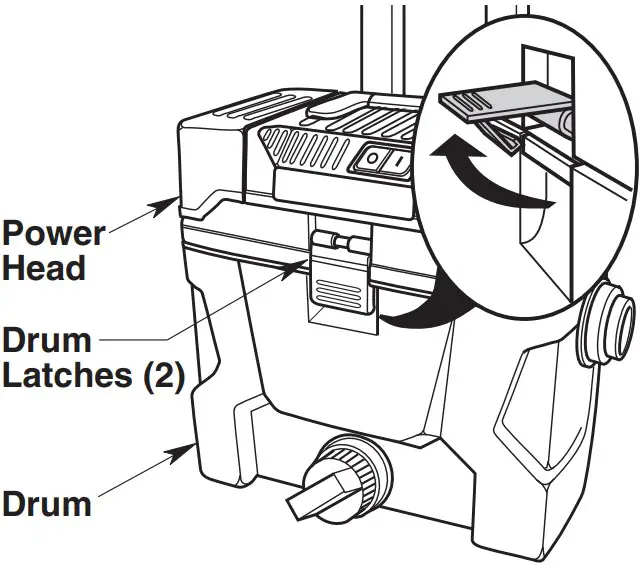 Emptying the Dust Drum