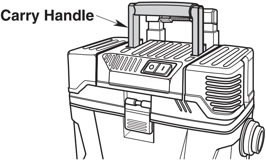 Moving the Wet/Dry Vac