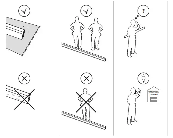 UMBROSA Modern Offset Umbrella - fig 1