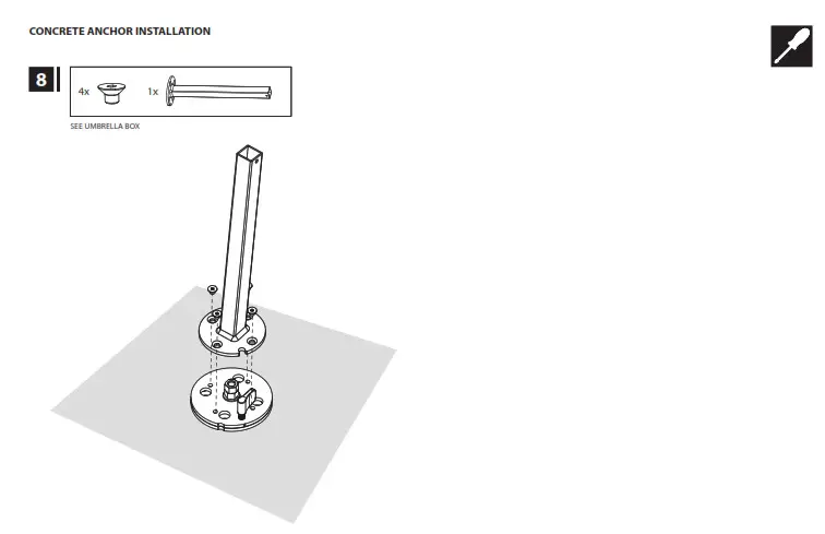 UMBROSA Modern Offset Umbrella - fig 19