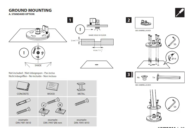 UMBROSA Modern Offset Umbrella - fig 20