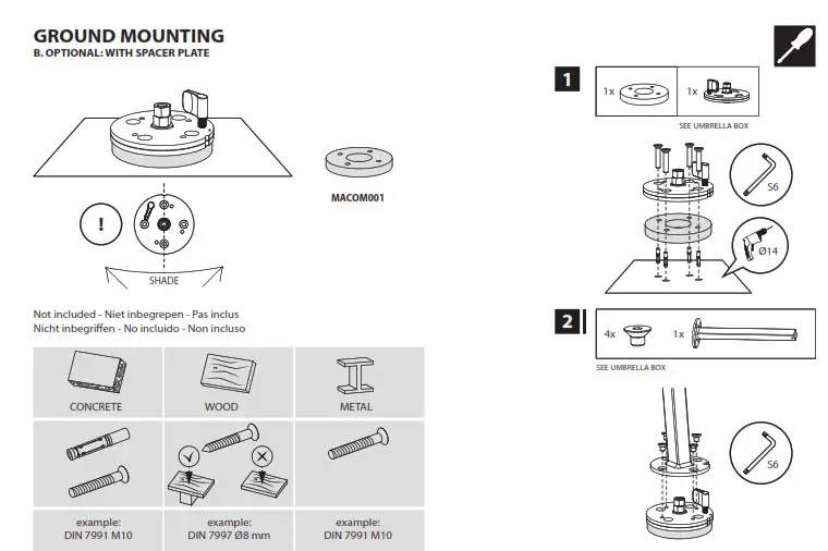 UMBROSA Modern Offset Umbrella - fig 21