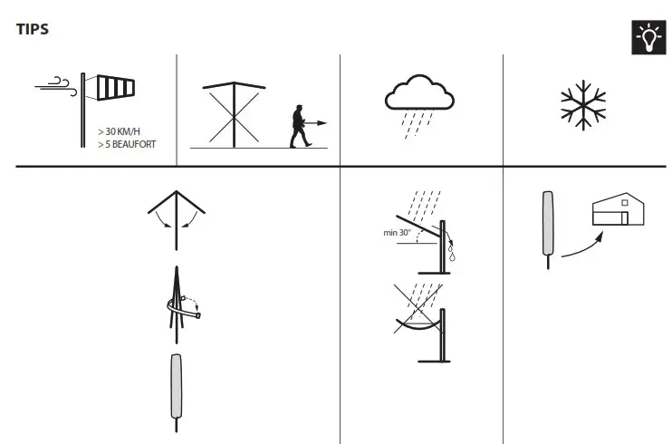 UMBROSA Modern Offset Umbrella - fig 48