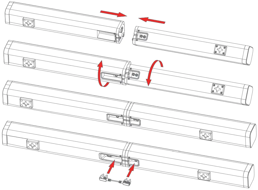 GEOYEAO BT103 Bluetooth Sound Bars for TV with Dual Subwoofer - Sound bar 2