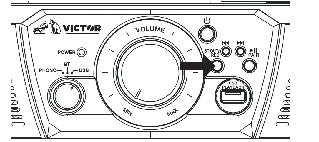 VICTOR-VHRP-1100-BK-5-IN-1-Turntable -System-03
