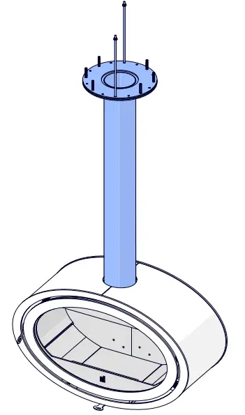 Dik-Geurts-Odin-Tunnel-Fixed-Wood-Stove-Bora-Corner-Left-PRODUCT