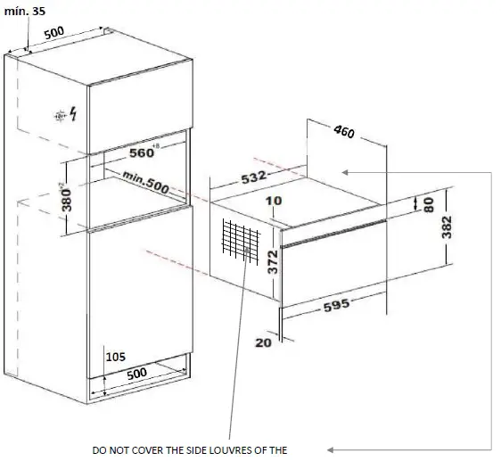REQUIRED FURNITURE VENTS *