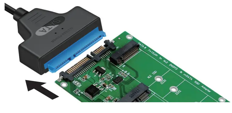 Simplecom SA221 USB 3.0 to mSATA Plus M.2 2 In 1 Combo Adapte -