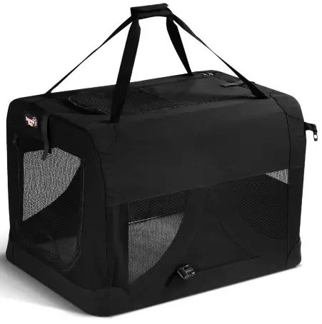 kogan PPCRTSFTLBA Portable Soft Pet Dog Crate