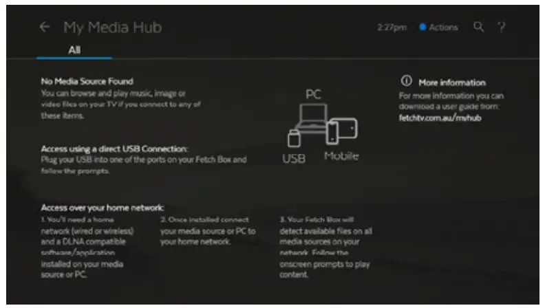 fetch Mighty My Media Hub - Windows 7