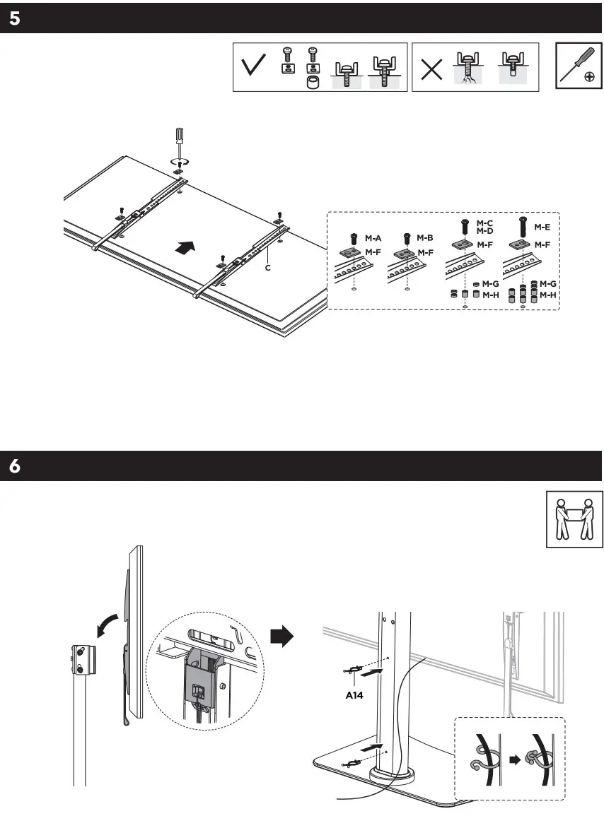 alza ergo APW-EGTTS300B TV Stand - Figure 4